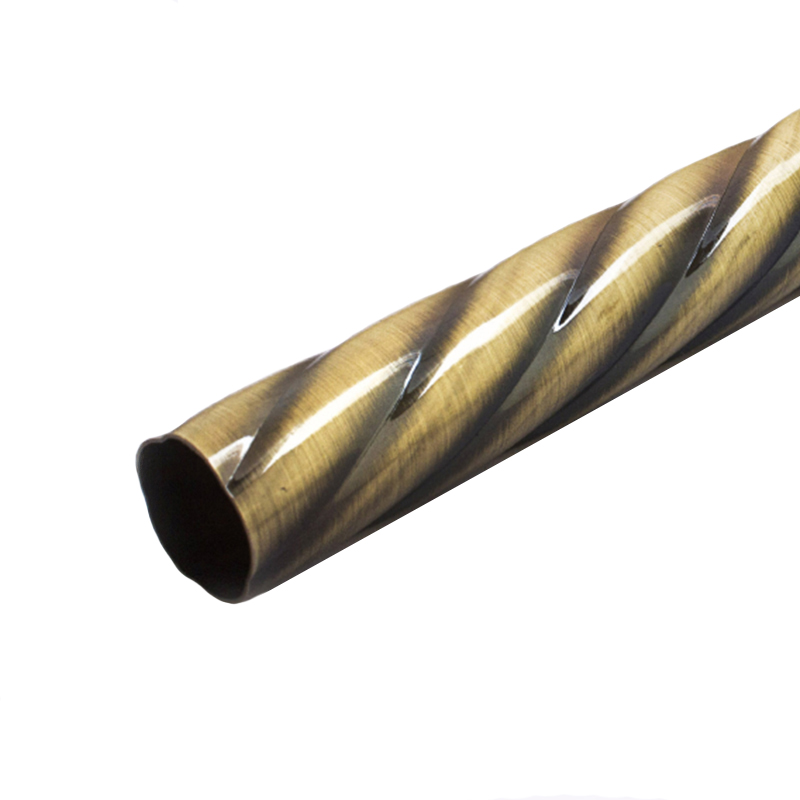 5 Lines Twisted Antique Bronze Plated Tube